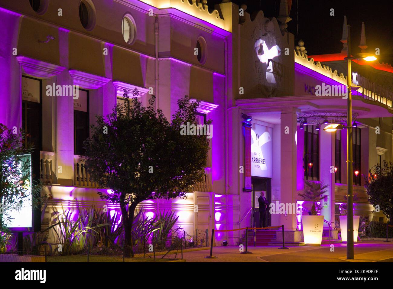 Frankreich, Cote d'Azur, Menton, Casino, Stockfoto