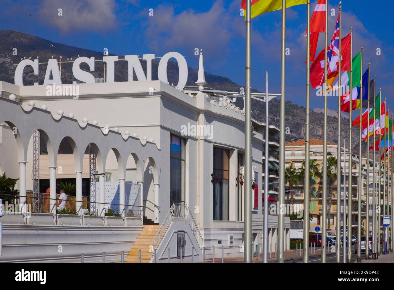 Frankreich, Cote d'Azur, Menton, Casino, Stockfoto