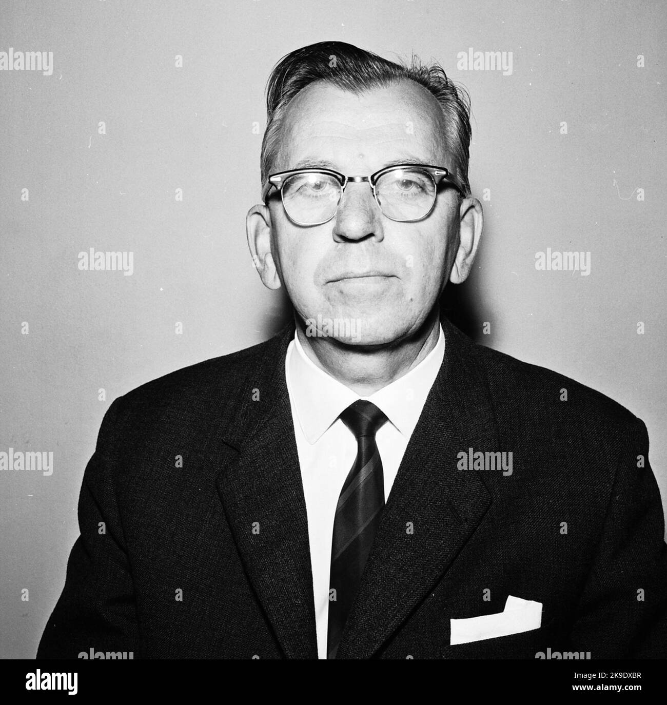 Stadtrat-Direktor, BRD, Martin Bergström, Wirtschaftsabteilung Ban, EAB. Stockfoto