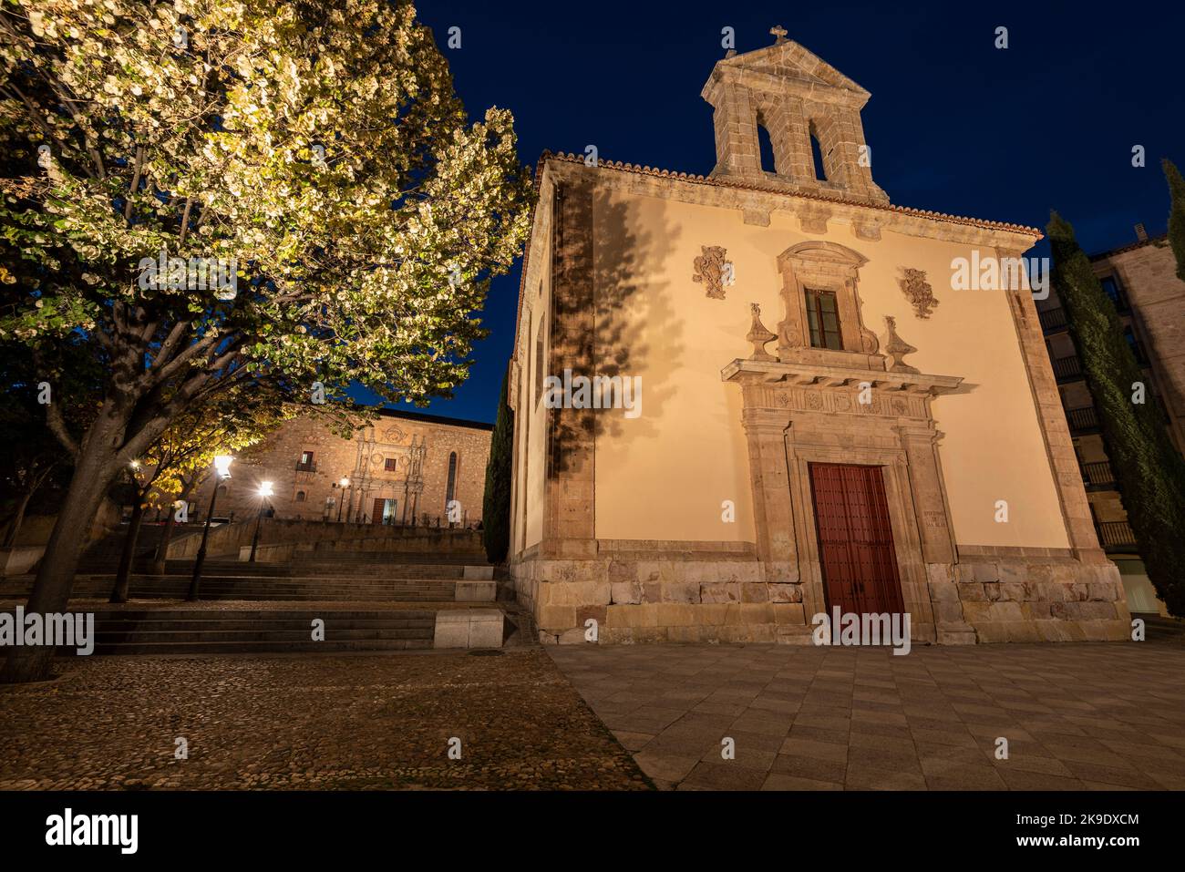 Salamanca Auditorio San Blas y colegio Fonseca Stockfoto