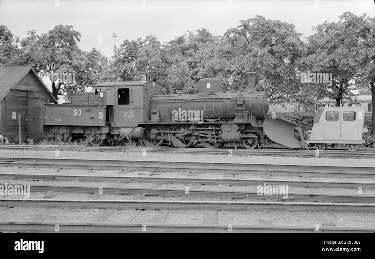 State Railways, SJ 4013 L2T. Ursprünglich Blekinge Coast Courts, BKB 9. Ist im Schwedischen Eisenbahnmuseum erhalten. Stockfoto