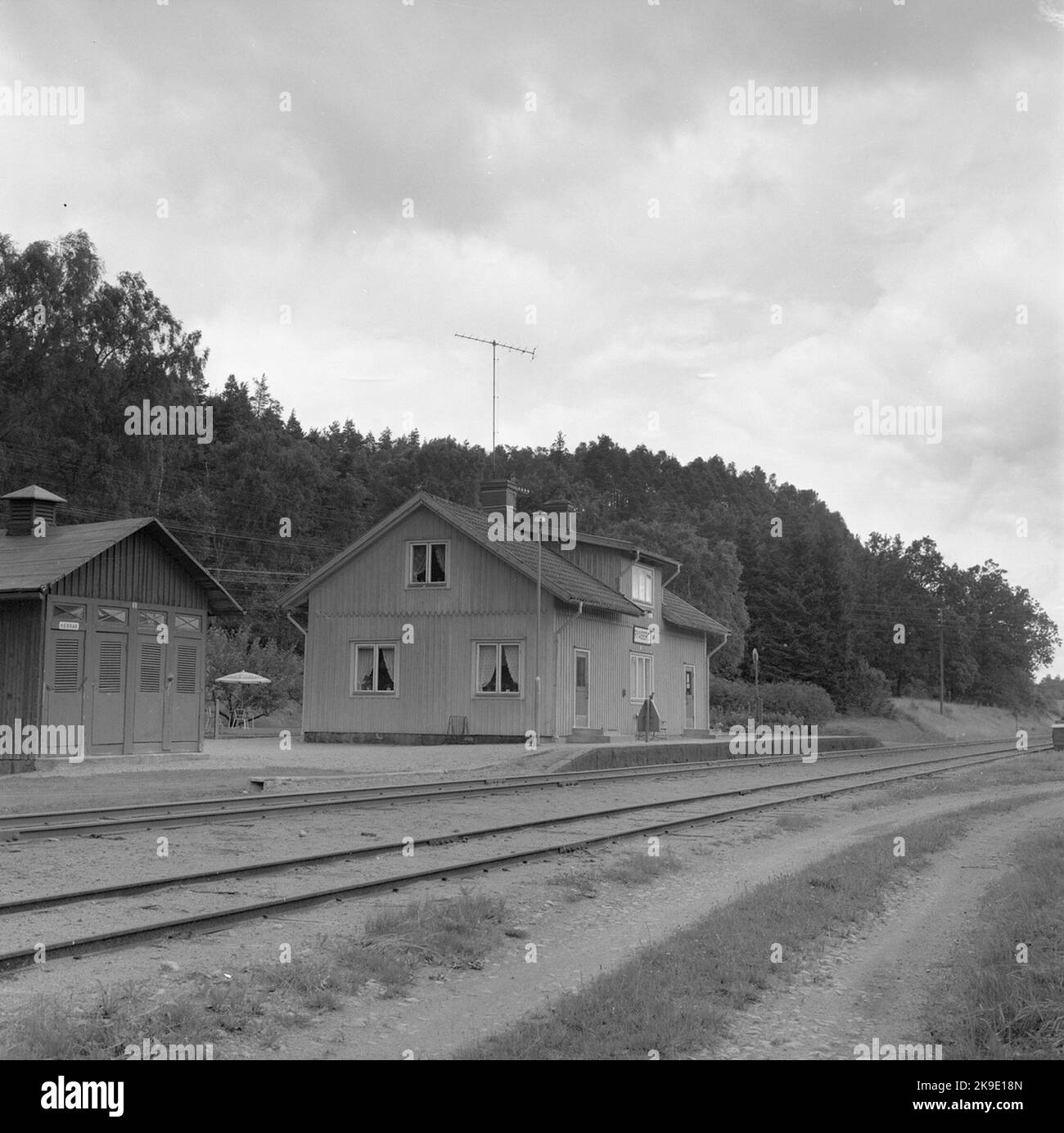 Bahnhof Ryaberg. Stockfoto