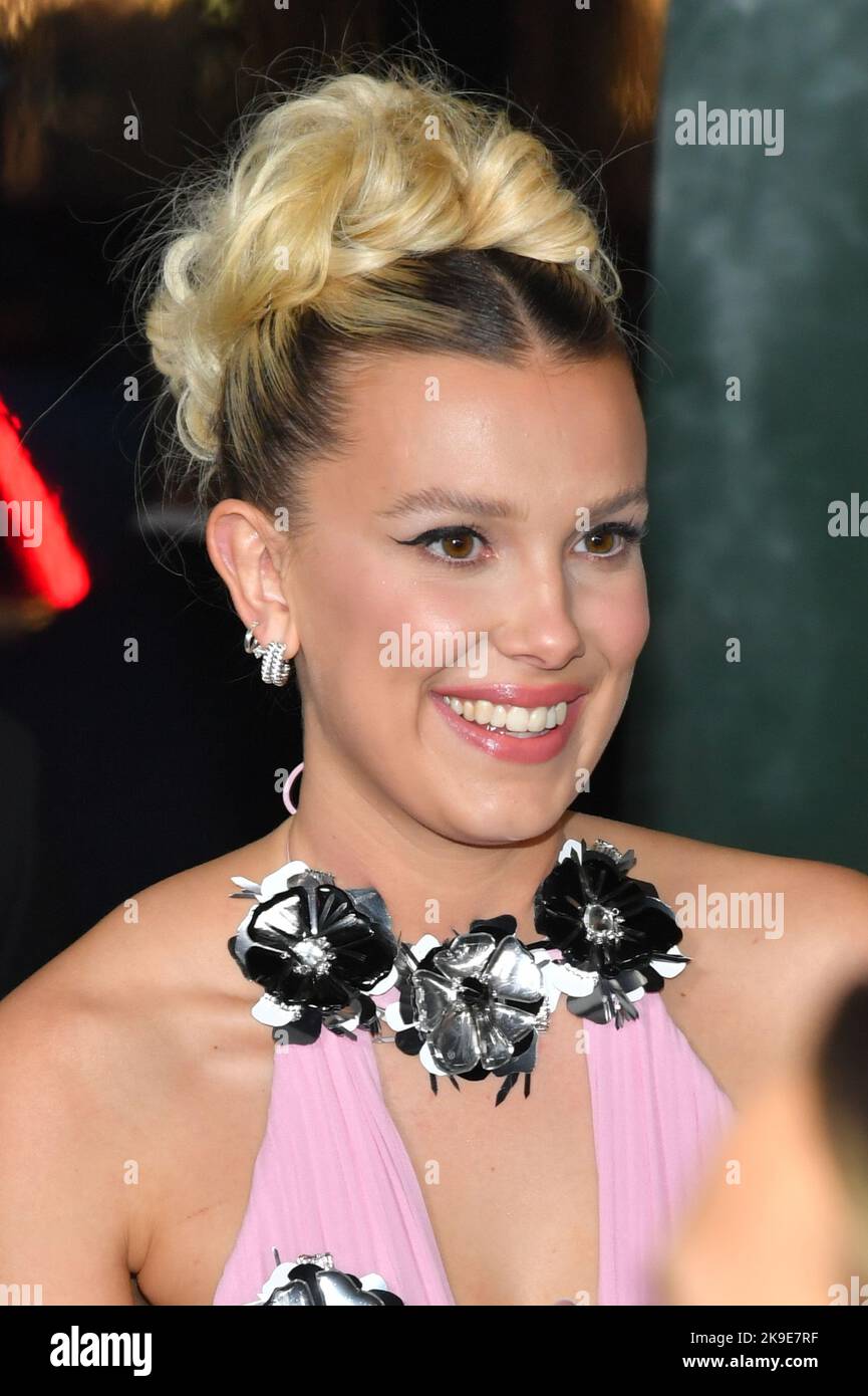 Millie Bobby Brown Stockfoto