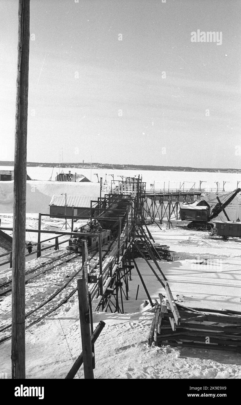 Erzgang. Kleines elektrisches Getriebe Stockfoto