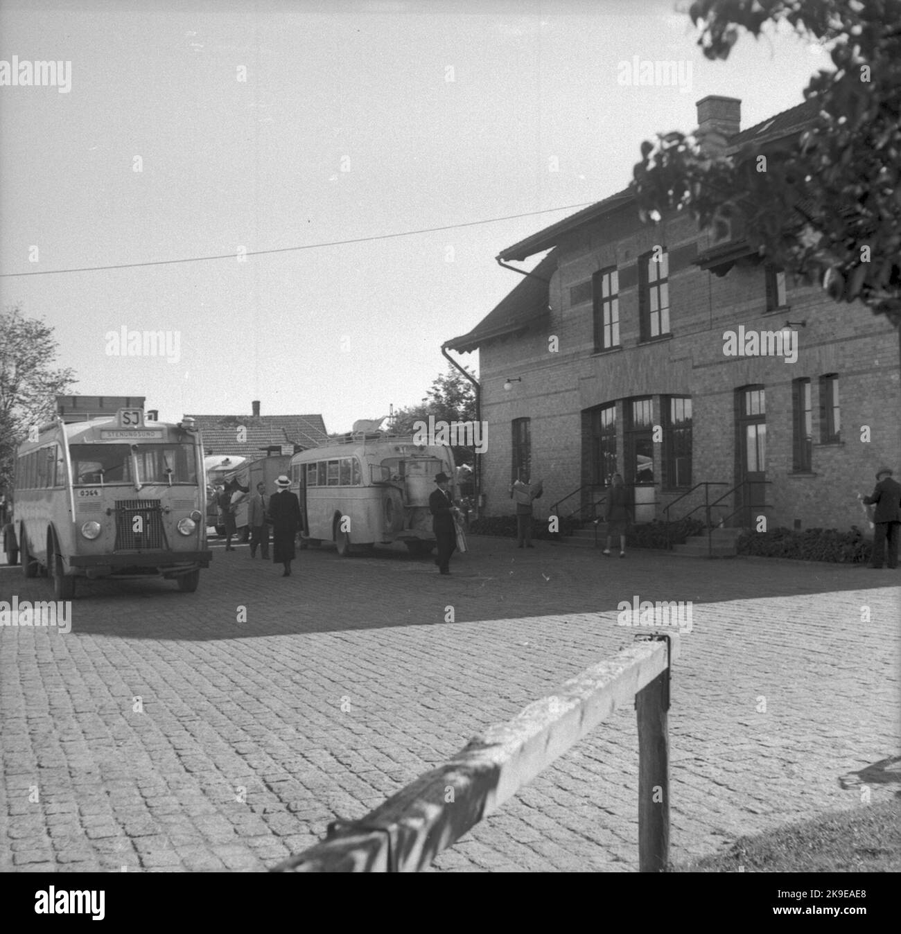 Station und Station Stockfoto