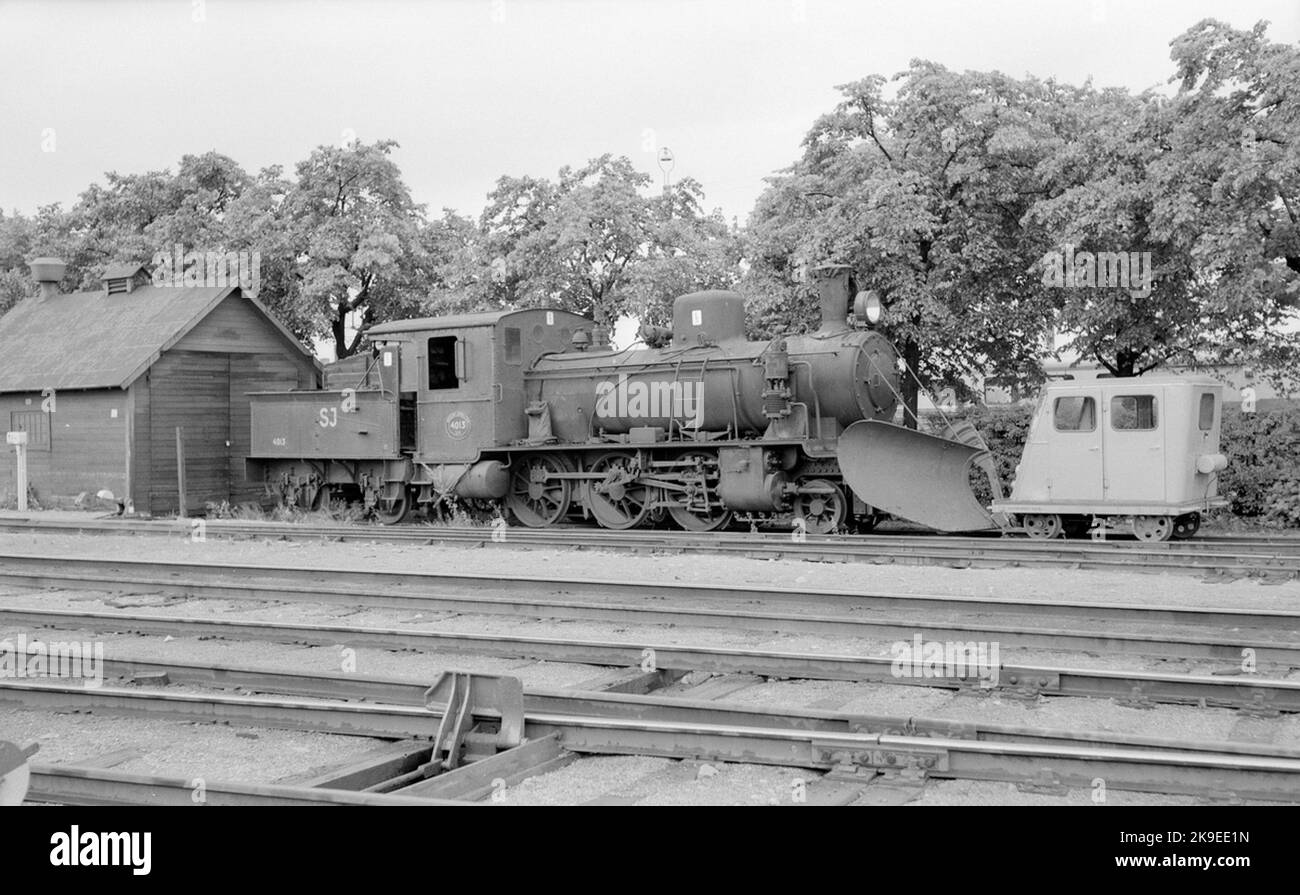 State Railways, SJ 4013 L2T. Ursprünglich Blekinge Coast Courts, BKB 9. Ist im Schwedischen Eisenbahnmuseum erhalten. Stockfoto