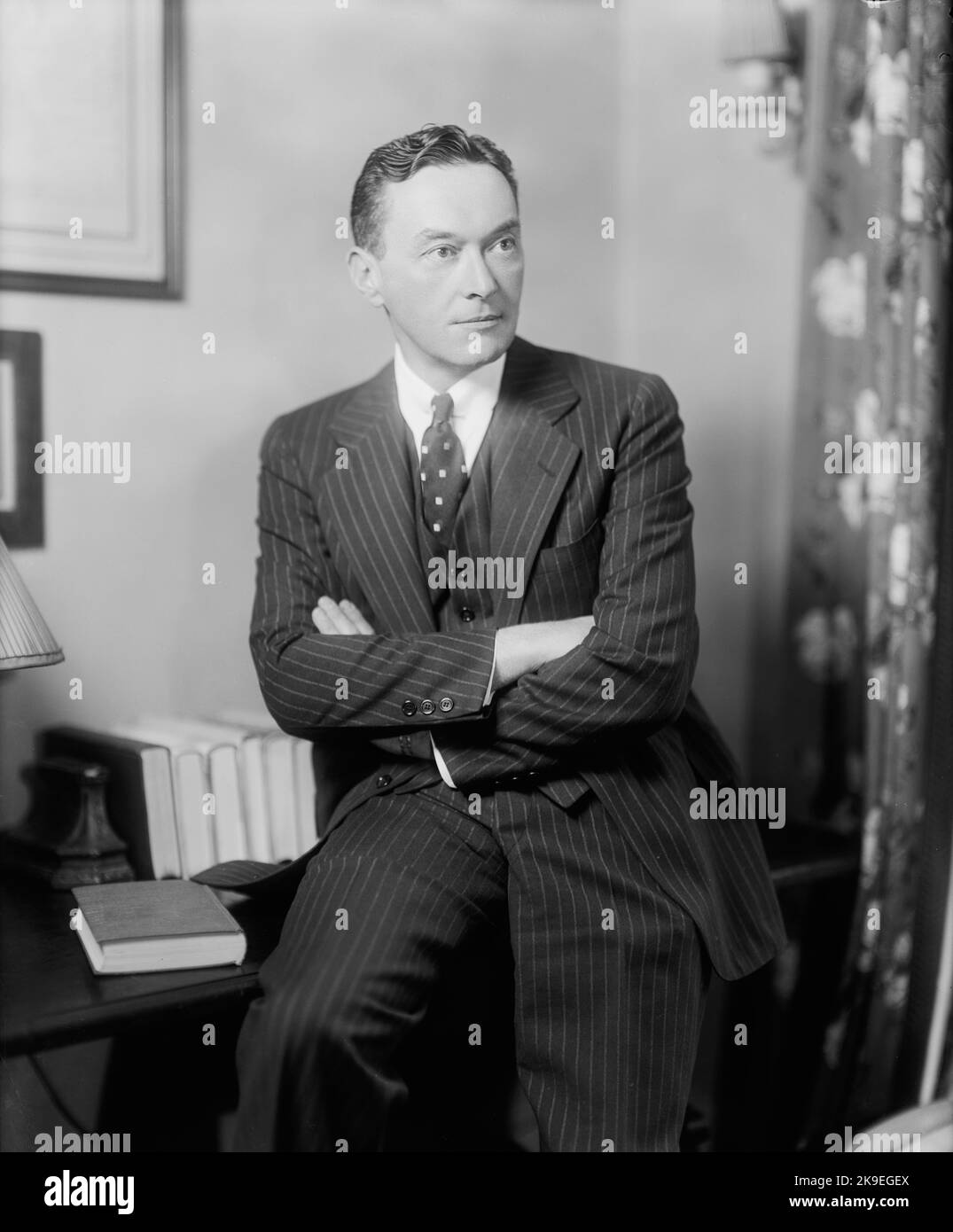 Porträt von Walter Lippmann (1889-1974), amerikanischer Schriftsteller, Reporter, politischer Kommentator. Datum 1920. Stockfoto