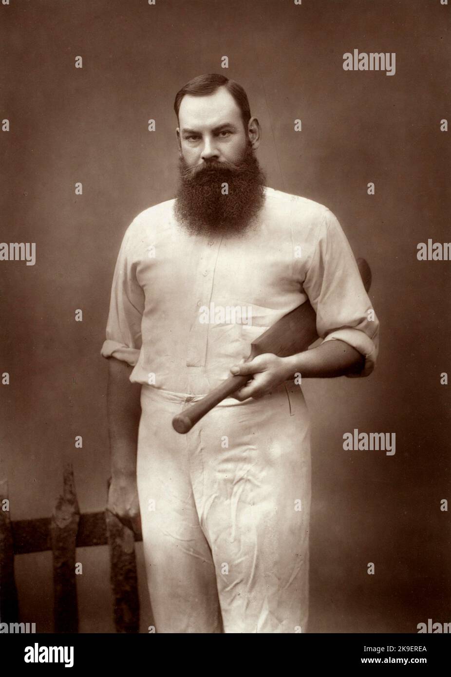 W. G. Grace, Cricketer, von Herbert Rose Barraud - Ende der 1880er Jahre Stockfoto