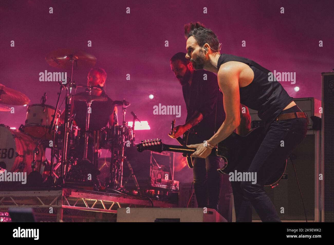 Mailand, Italien, 27.. Oktober 2022. Placebo live beim Mediolanum Forum in Mailand. Credits: Maria Laura Arturi/Alamy Live News Stockfoto