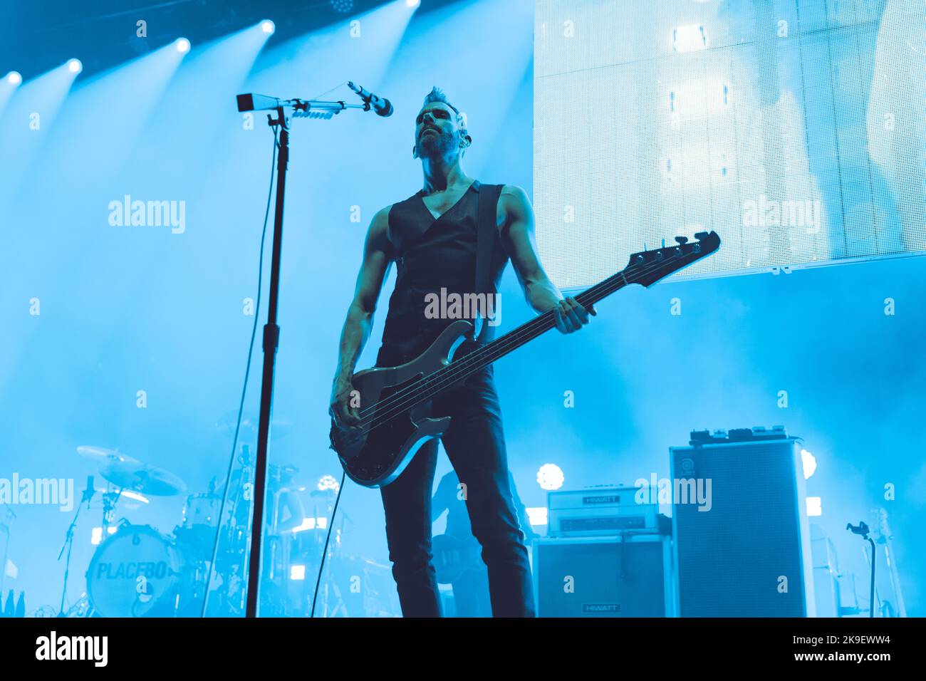 Mailand, Italien, 27.. Oktober 2022. Placebo live beim Mediolanum Forum in Mailand. Credits: Maria Laura Arturi/Alamy Live News Stockfoto