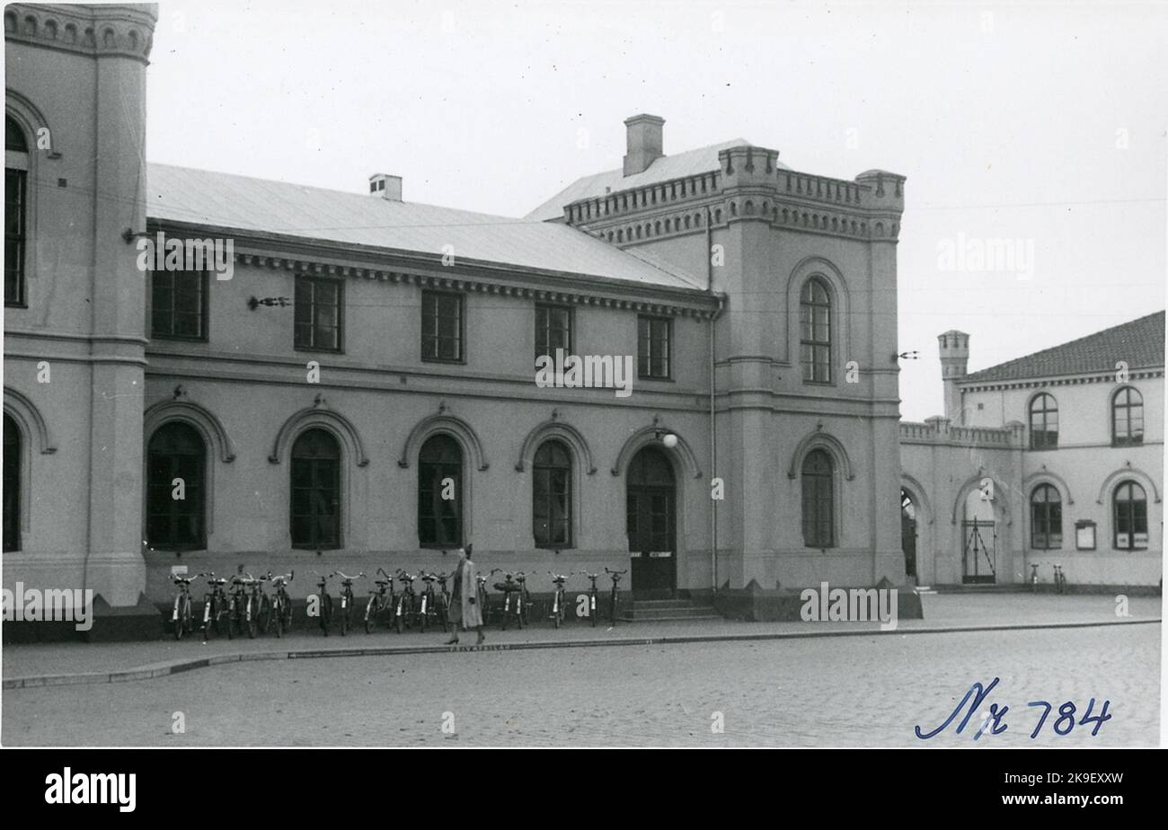 Helsingborg C Station House. Stockfoto