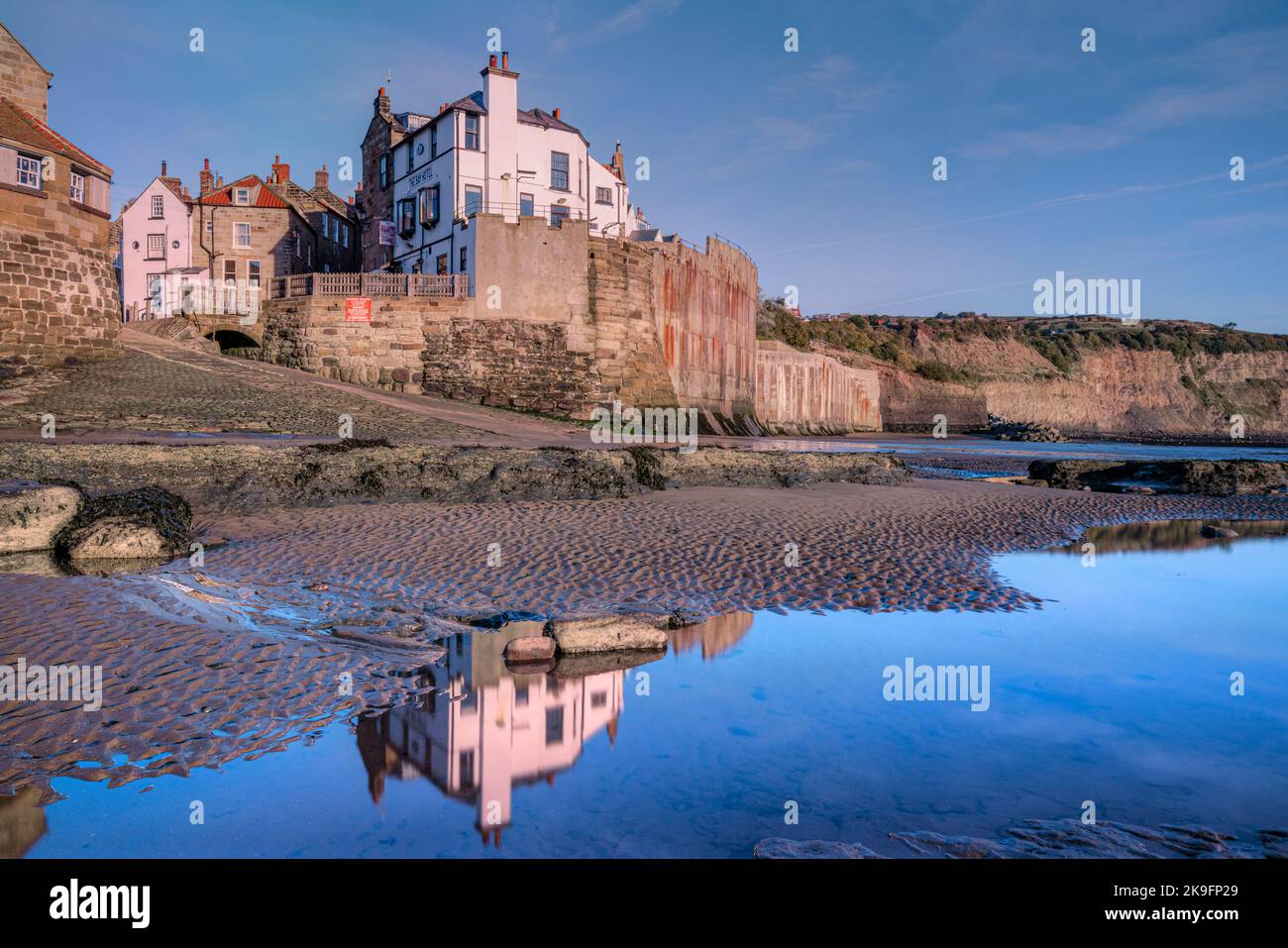 Robin Hood's Bay, North Yorkshire, England, Vereinigtes Königreich Stockfoto