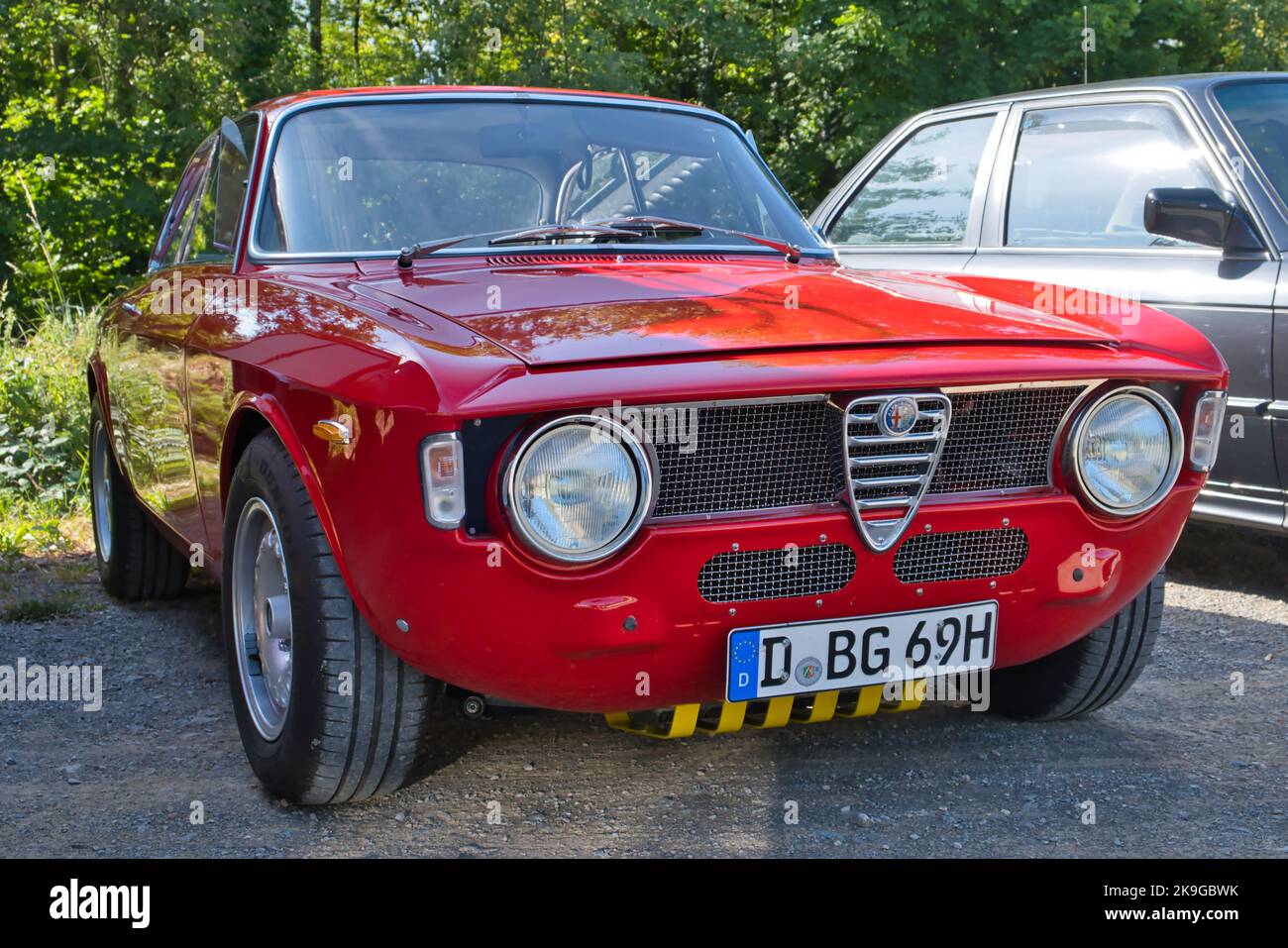 Alfa Romeo Sprint GTA , produziert von 1965-1975 , Vorderansicht Stockfoto