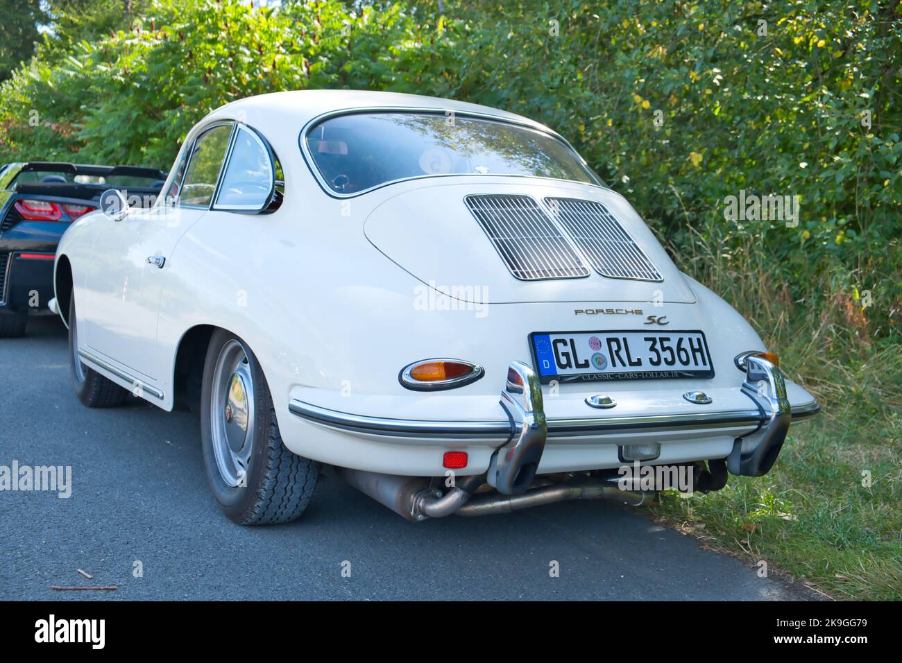 Porsche 356, produziert von 1960 - 1963, Vorderansicht Stockfoto