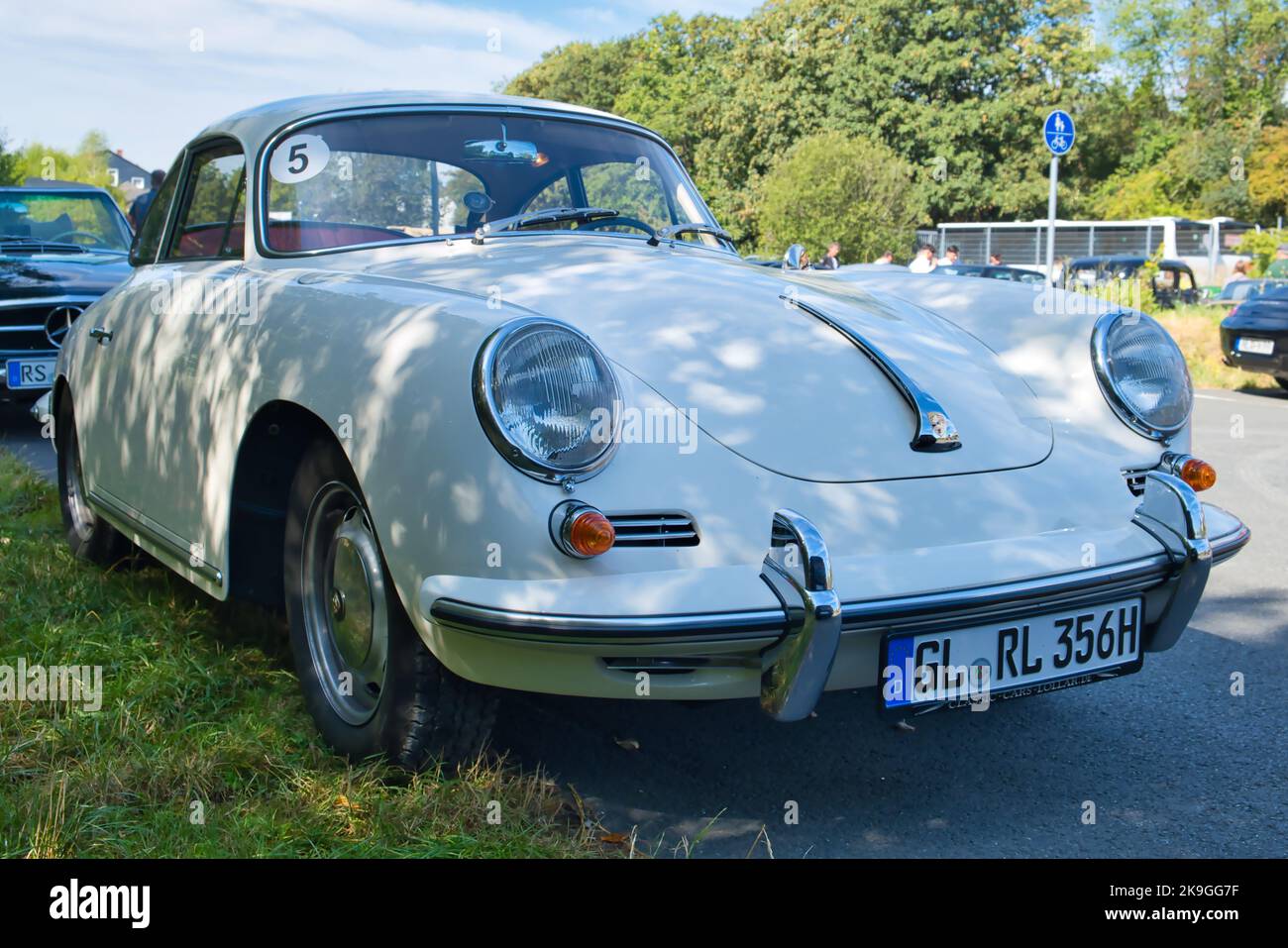 Porsche 356, produziert von 1960 - 1963, Vorderansicht Stockfoto