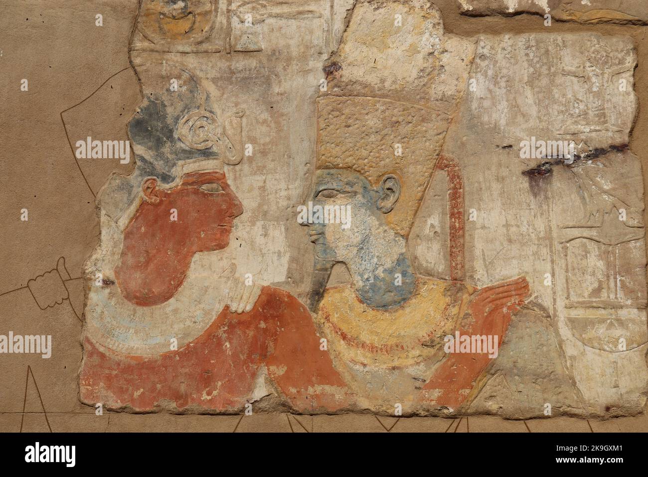 Satet-Tempel auf der Insel Elephantine in Assuan, Ägypten Stockfoto