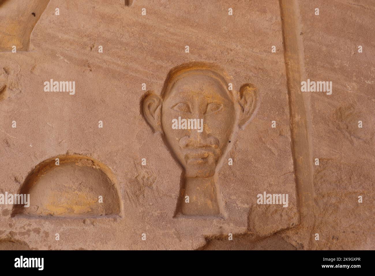 Satet-Tempel auf der Insel Elephantine in Assuan, Ägypten Stockfoto