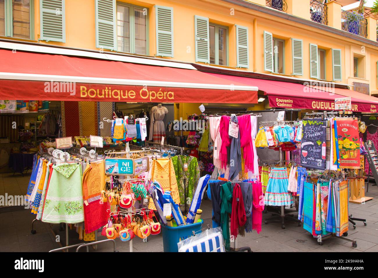 Frankreich, Cote d'Azur, Nizza, Shop, Shopping, Stockfoto