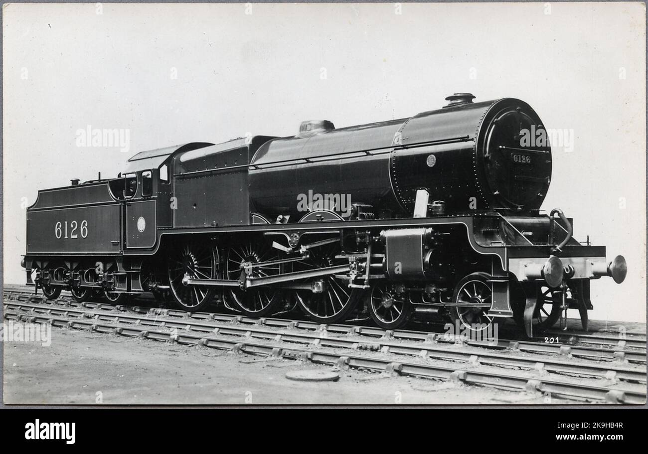 London, Midland and Scottish Railway, LMS SCOT 6126 'Royal Army Service Corps'. Stockfoto