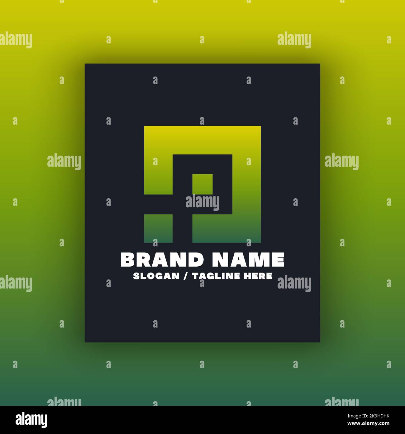 Einfache Designvorlage für das P-Logo Stock Vektor