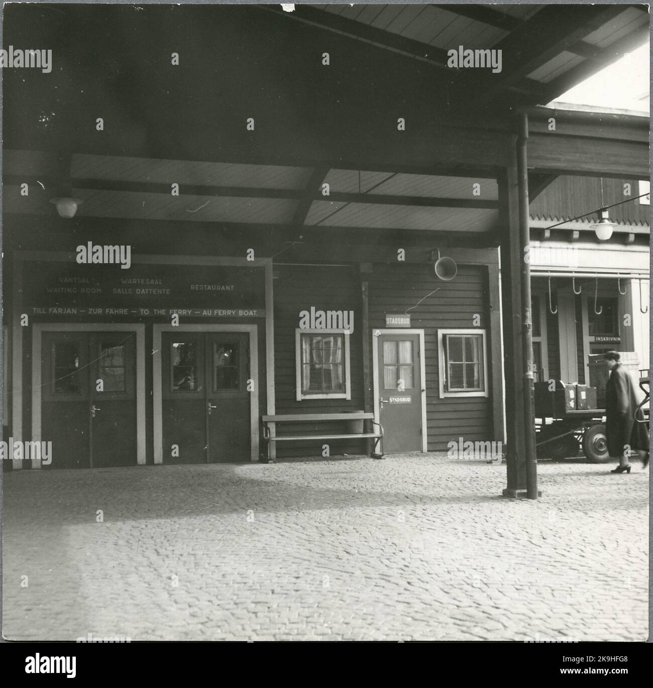 Helsingborg F (Fährstation). Stockfoto