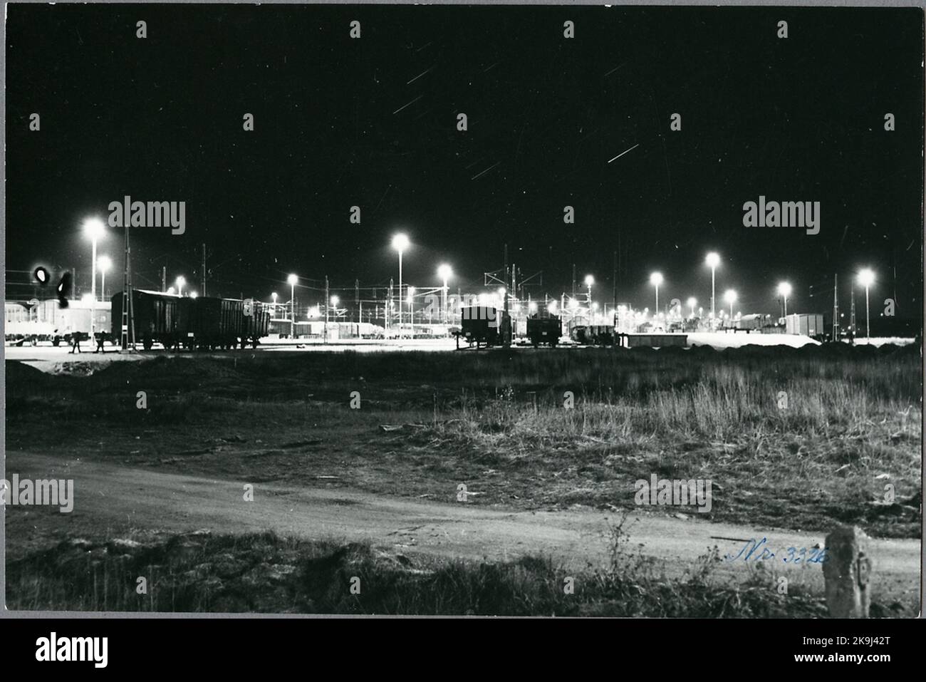 Helsingborgs Bangård. Stockfoto