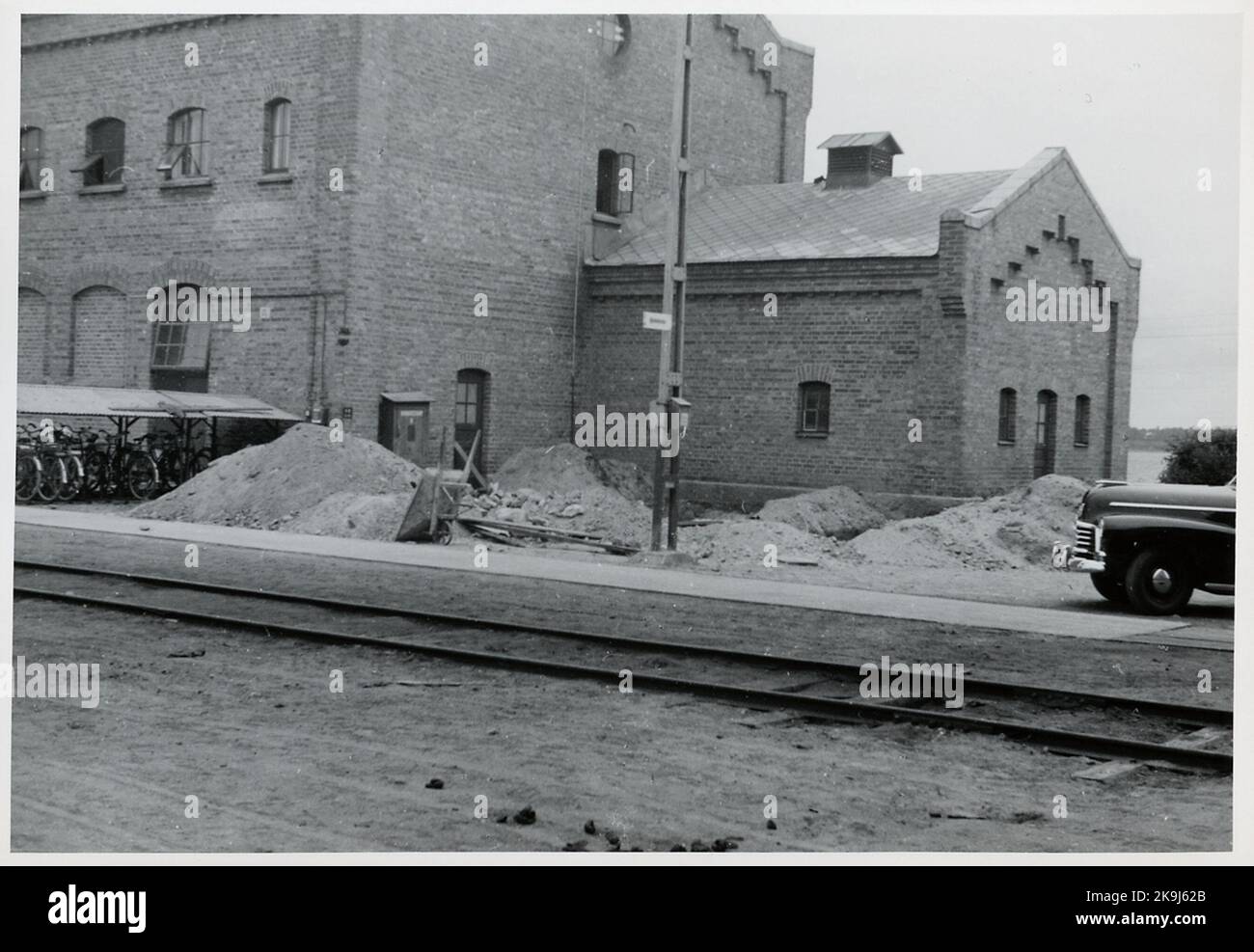 Notvikens mechanische Werkstatt. Stockfoto