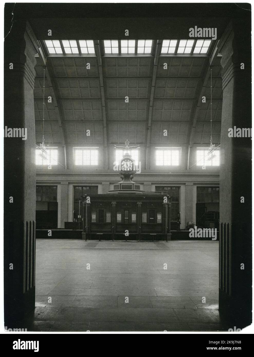 Der Gepäckkiosks in Stockholm Central in der Wartehalle. Stockfoto