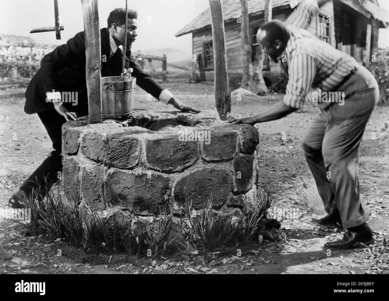Ossie Davis, Godfrey Cambridge, am Set des Films, „Gone are the days!“, Hammer Film Corp., 1963 Stockfoto