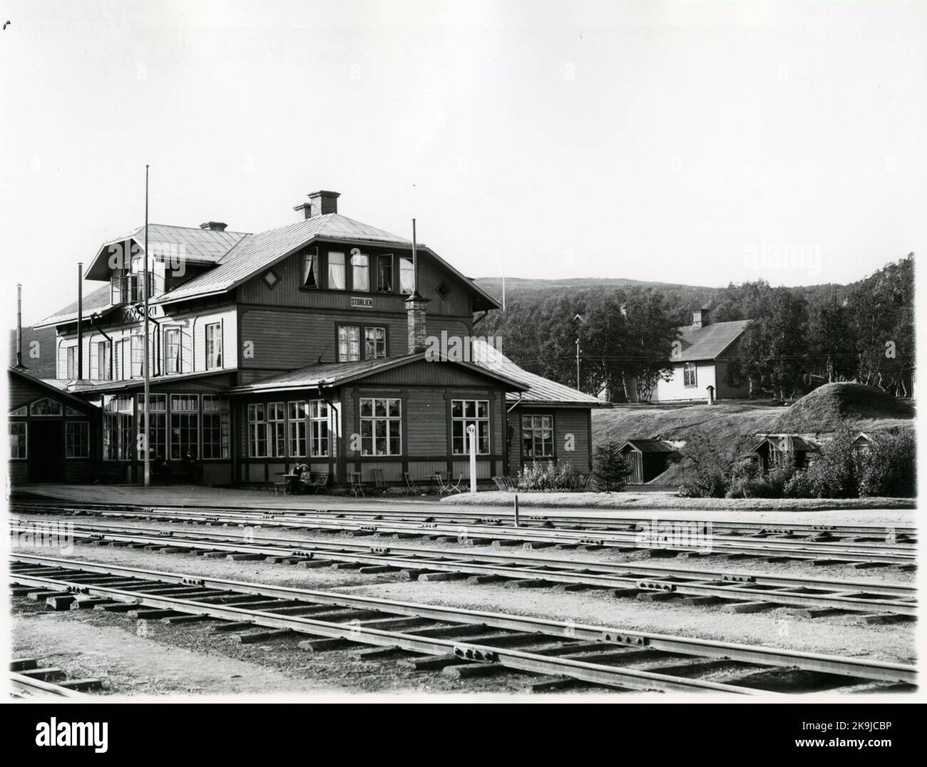 Bahnhof Storlien. Stockfoto