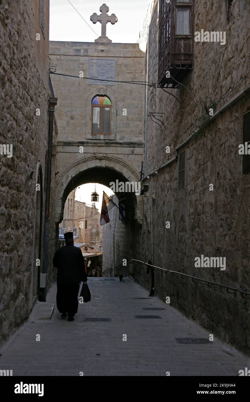 Christian Quartal, Jerusalem, Israel Stockfoto