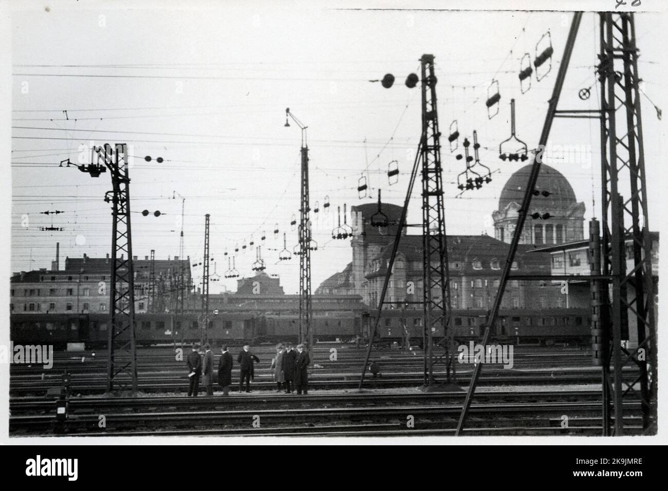 München, Bahnhof. Stockfoto