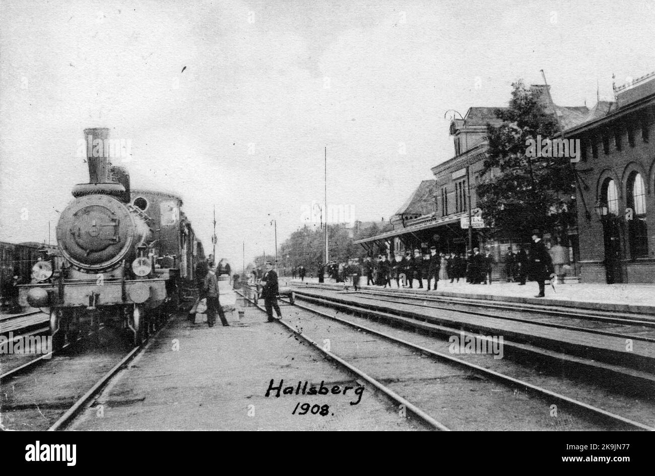 Der Bahnhof Stockfoto