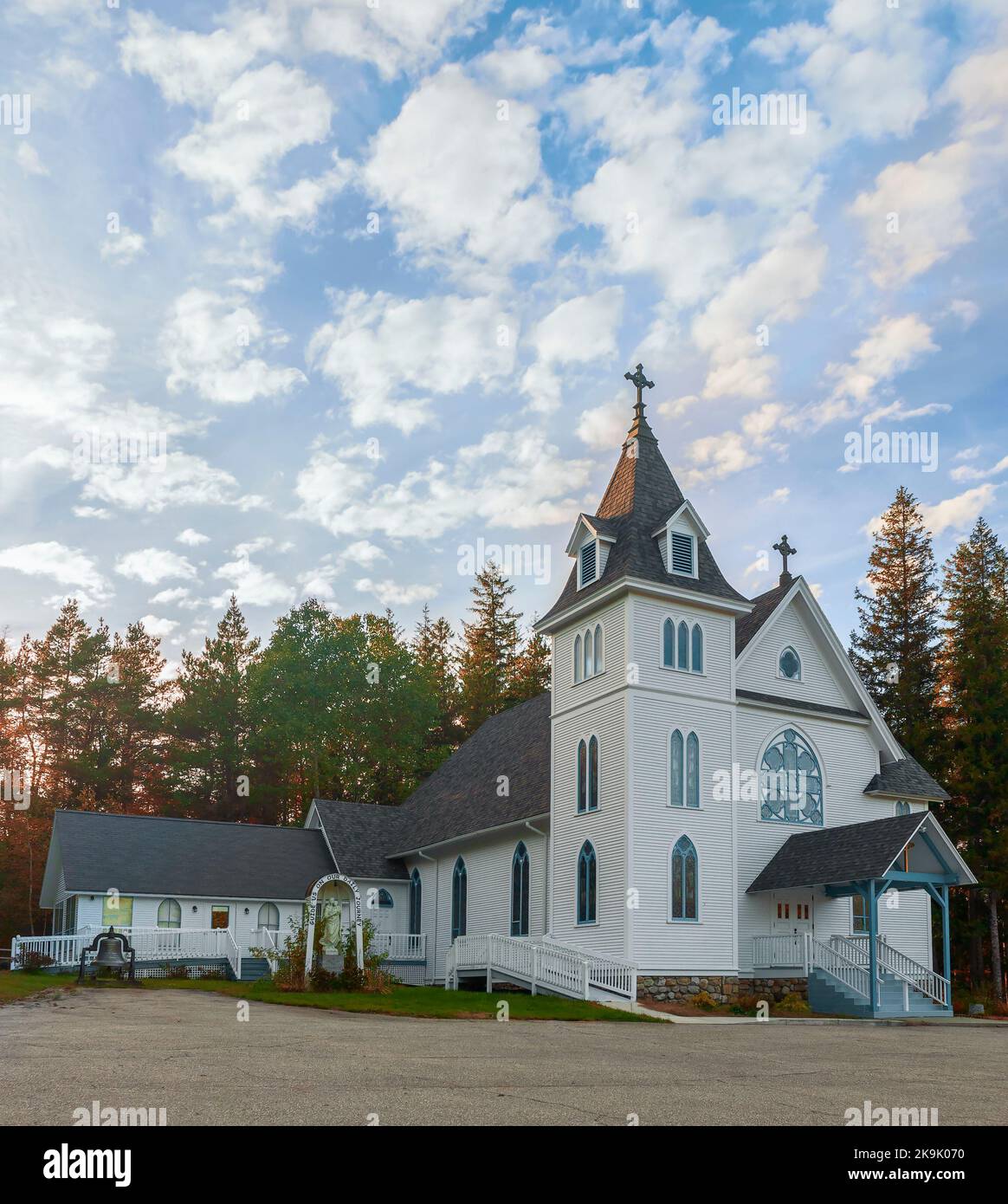 Bretton Woods. New Hampshire. USA - 04. Oktober 2022 - Schrein der Muttergottes der Berge Stockfoto