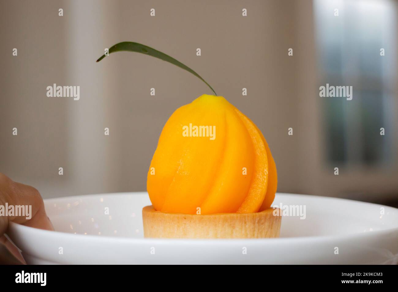 Mayongchid oder marian Plum Cheese Pie, Stock Foto Stockfoto