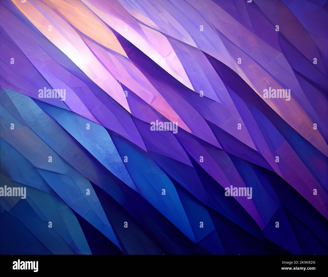 Organischer Hintergrund mit violettblauem Farbverlauf Stockfoto