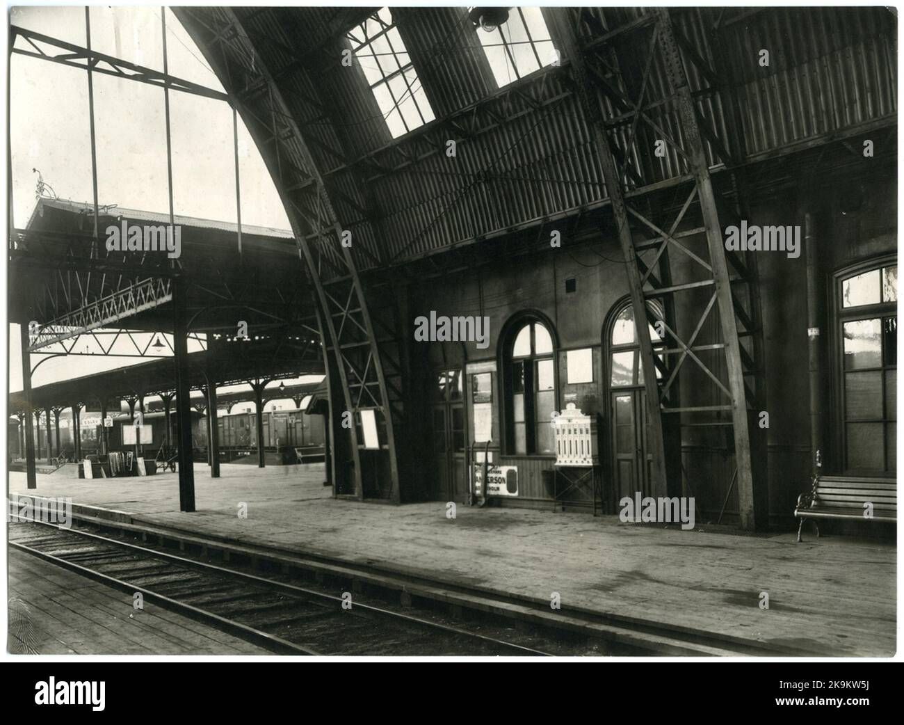 Malmö Central Banhall. Stockfoto
