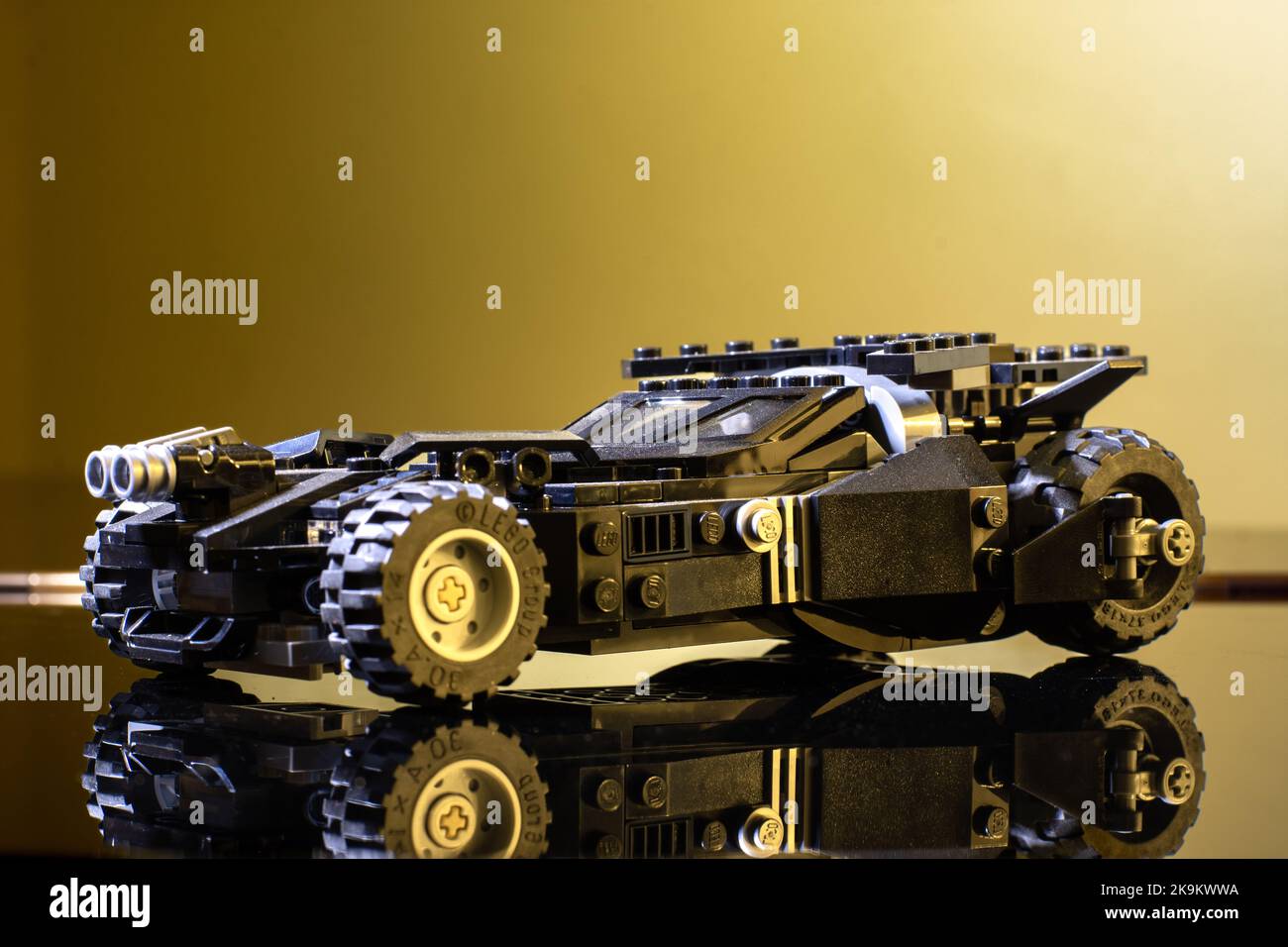 Dieses Foto wurde mit einer professionellen Drohnen-Kamera aufgenommen, die die Schönheit der Landschaft aus einer wirklich erhöhten Perspektive einfängt. Stockfoto