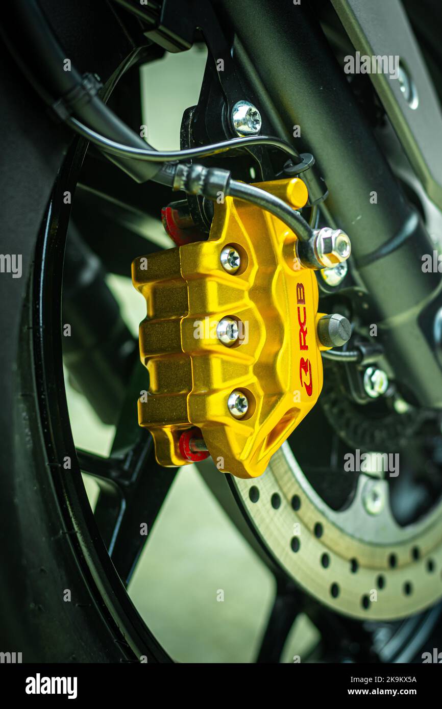 Dieses Foto wurde mit einer professionellen Drohnen-Kamera aufgenommen, die die Schönheit der Landschaft aus einer wirklich erhöhten Perspektive einfängt. Stockfoto