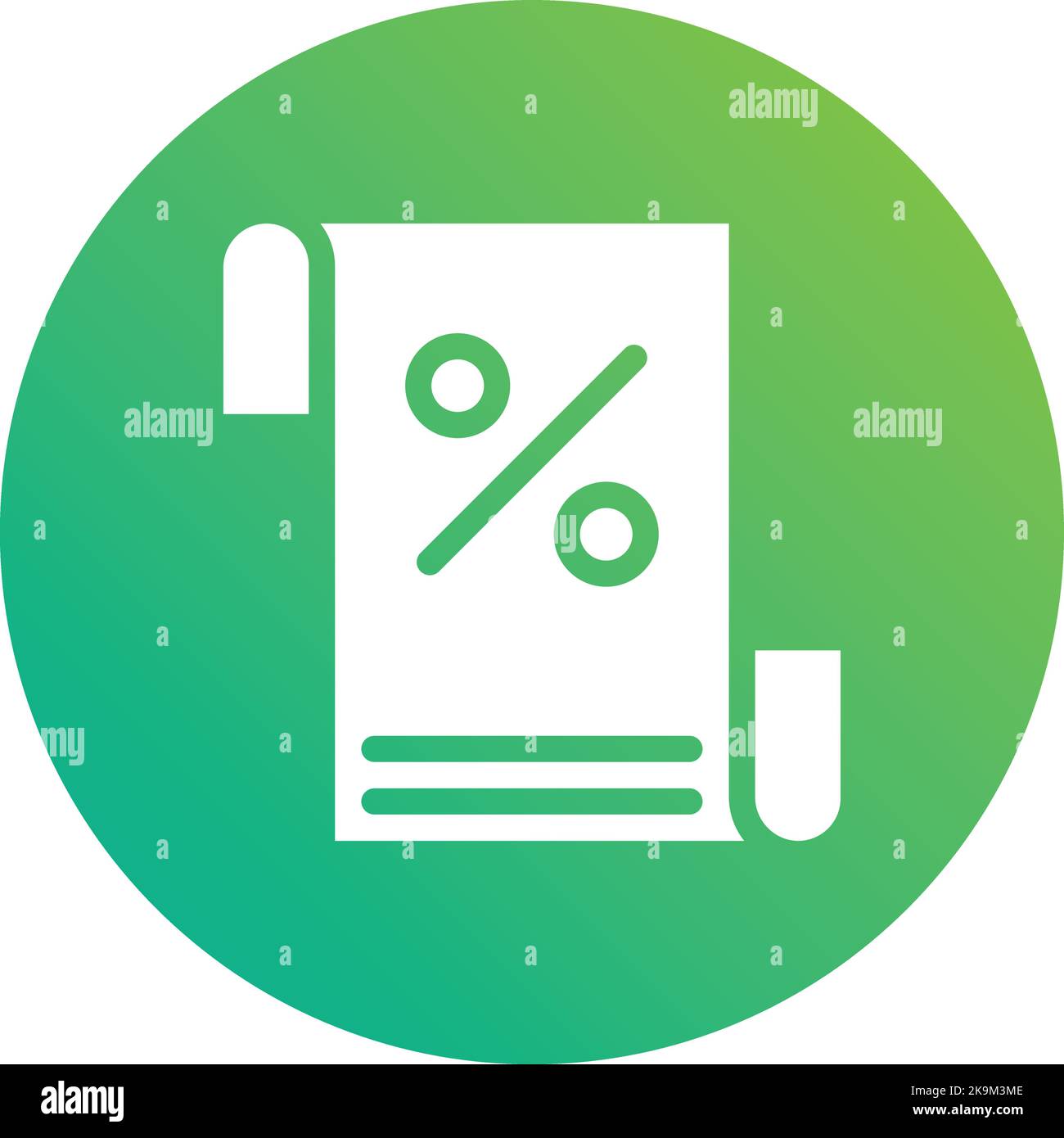 Rabatt Vektor Icon Design Illustration Stock Vektor