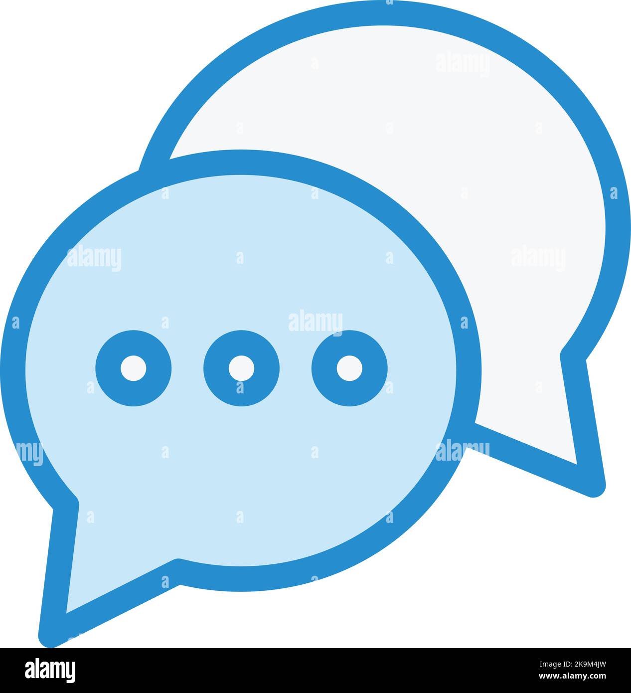 Chat Vektor Icon Design Illustration Stock Vektor