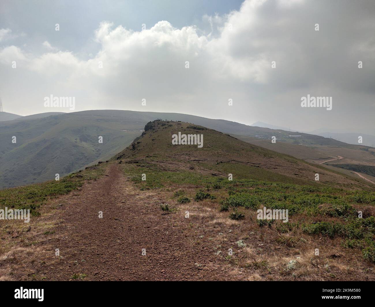 Baba Budan Giri Hills ist eine wunderschöne Bergkette der Western Ghats Stockfoto