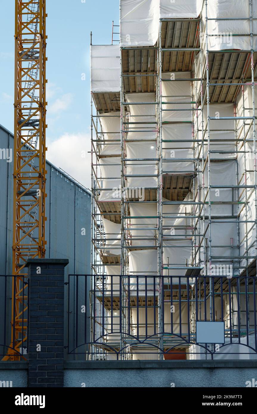 Schiffswerft neues Fährschiff im Bau Stockfoto