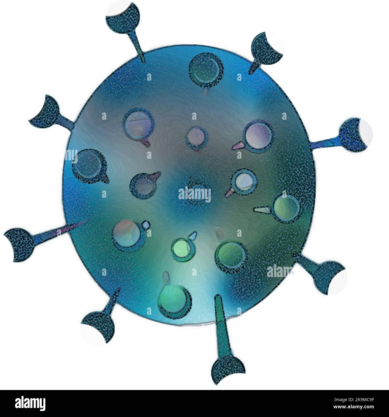 Virusvarianten Stockfoto Virusvarianten Stockfoto