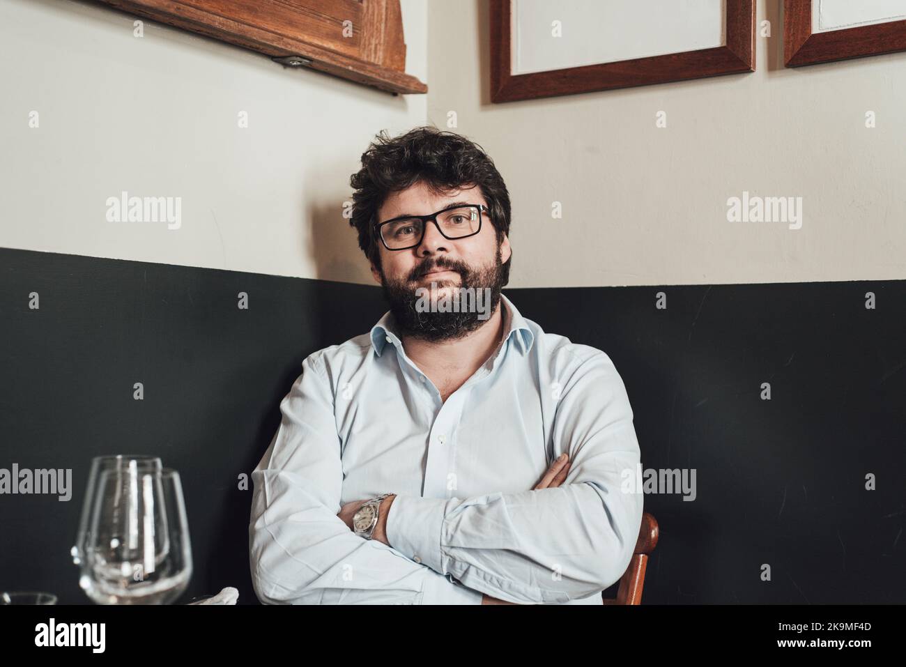 Turin, Italien. 8. März 2017. Der Schriftsteller und Lebensmittelkritiker Luca Iaccarino Stockfoto