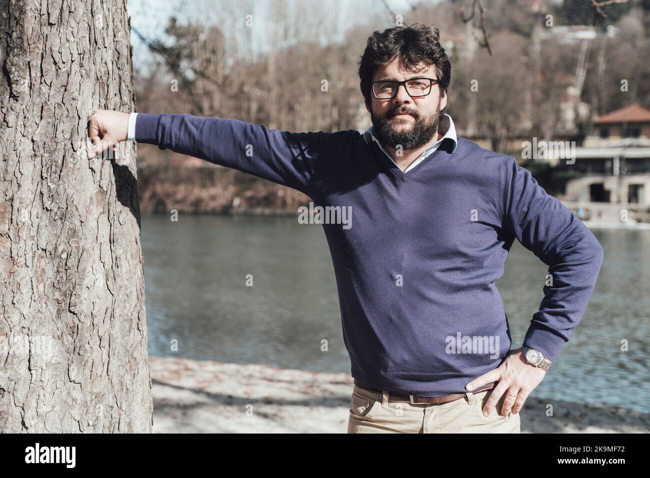 Turin, Italien. 8. März 2017. Der Schriftsteller und Lebensmittelkritiker Luca Iaccarino Stockfoto