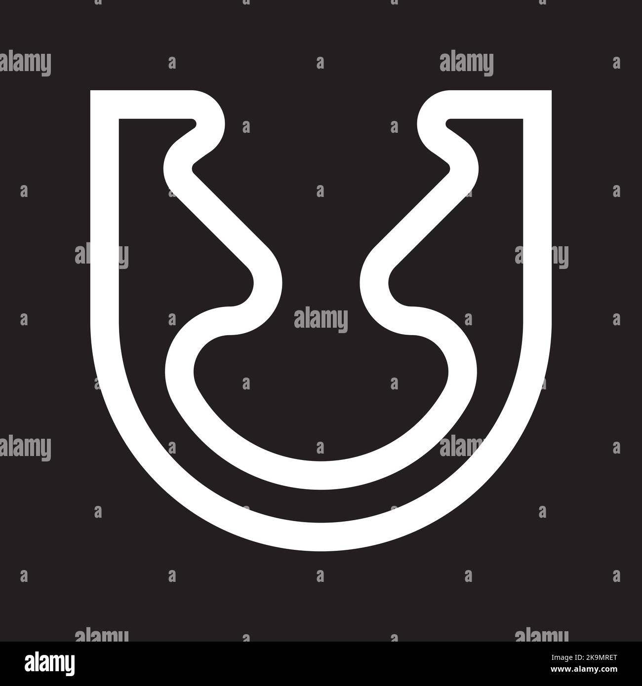 ULogo im LetterDesign. BrandingIdentität Corporate Vektor U Symbol