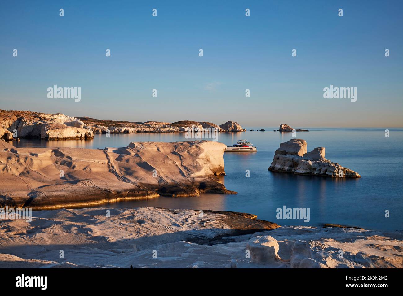 Sarakiniko Beach auf der Insel Milos Stockfoto