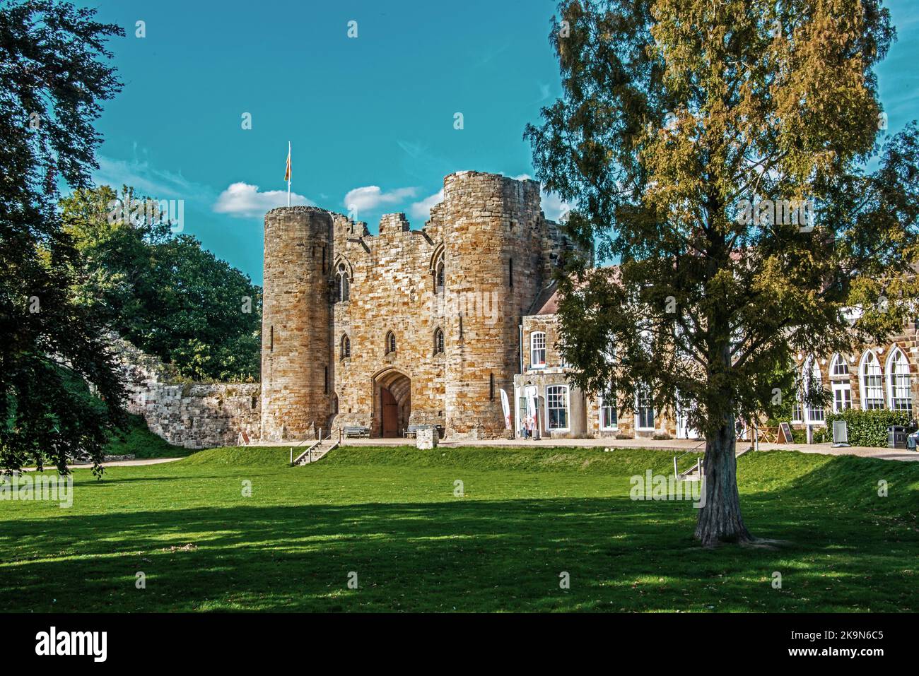 Tonbridge Castle (Torhaus) & Herrenhaus Stockfoto