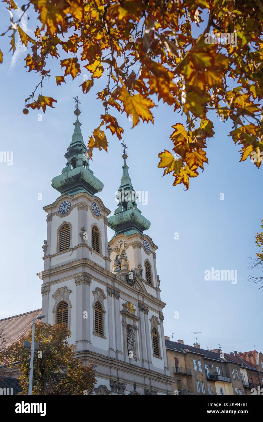 St. Anne Kirche in Buda - Budapest, Ungarn Stockfoto